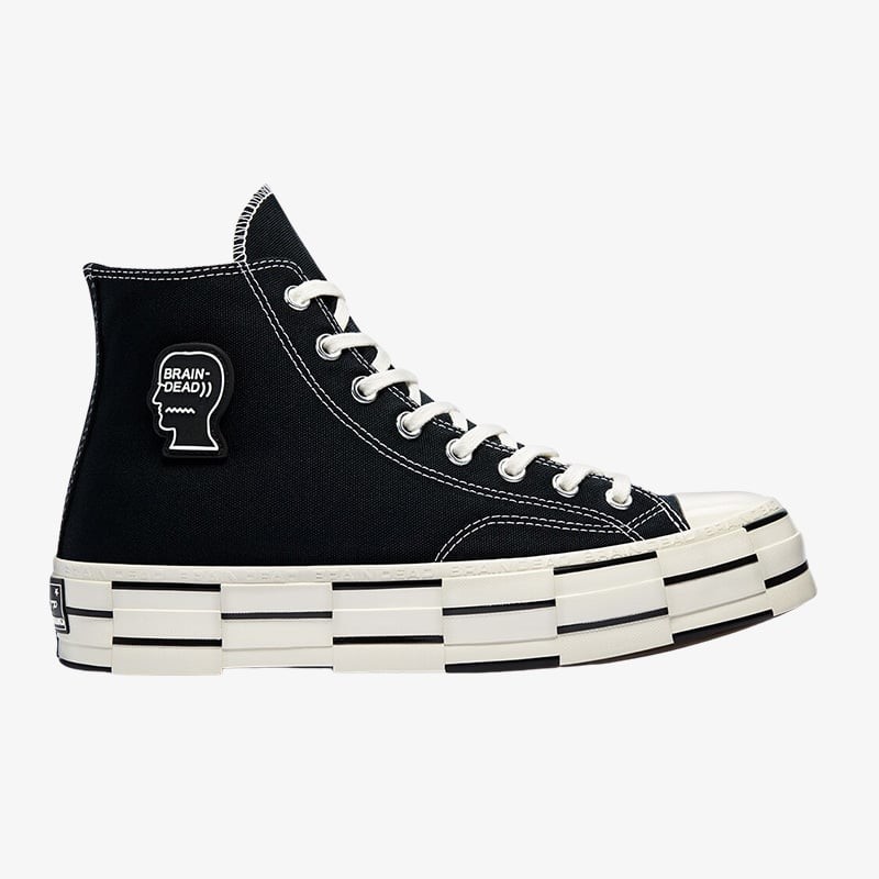 Brain Dead x Converse Chuck 70 High Black | 170549C | Grailify